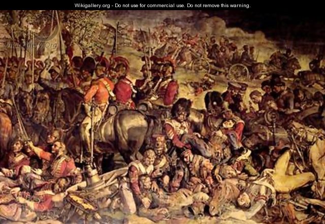 The Meeting of Wellington and Blucher after Waterloo 3 - Daniel Maclise