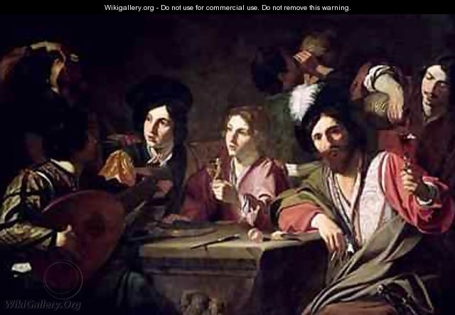 Meeting of Drinkers - Bartolomeo Manfredi