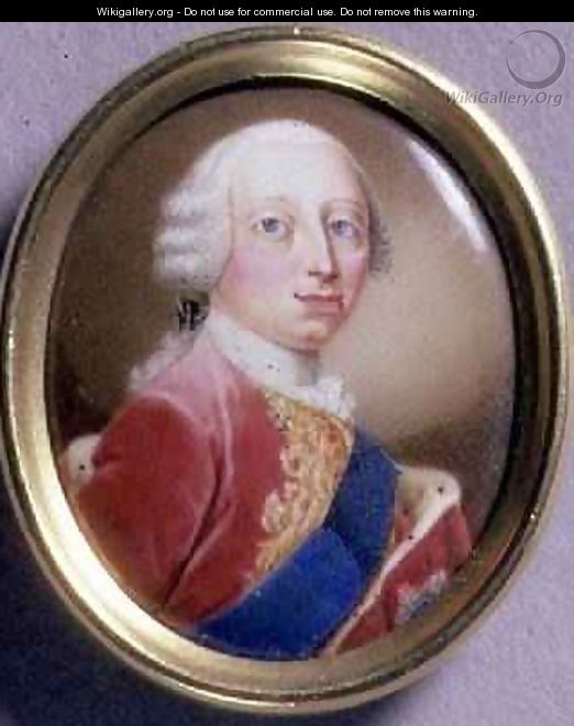 Portrait Miniature of Frederick Louis - Gaetano Manini