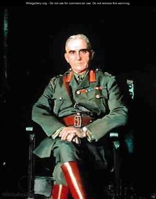 Lieutenant General Sir Sam Hughes 1918 - Harrington Mann