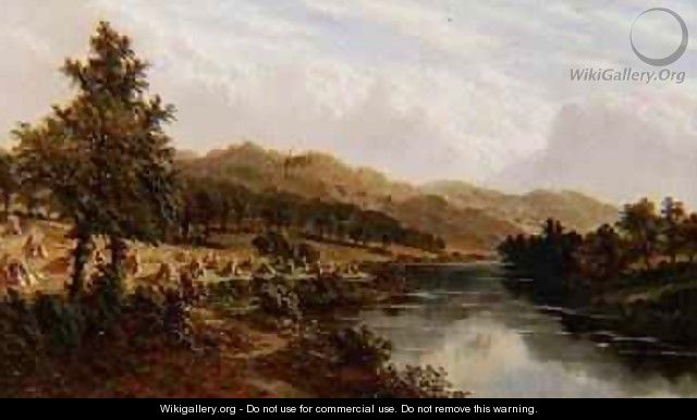 The River Severn near Bewdley 1876 - Robert Mann