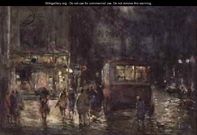 The Picture House A Rainy Night Kendal - William Manners