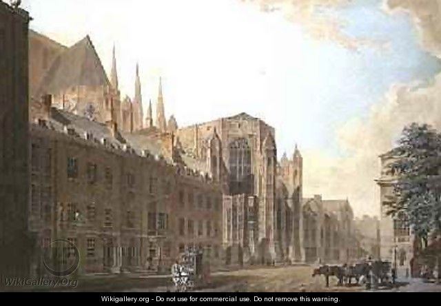 Old Palace Yard Westminster - Thomas Malton, Jnr.