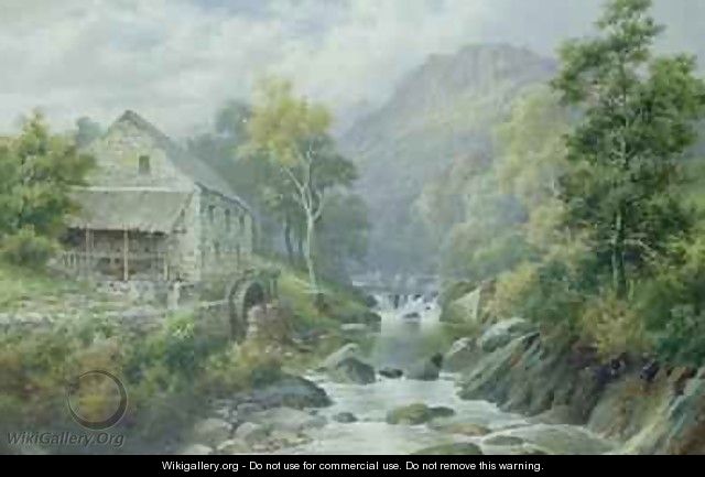 Old Disused Mill Dolgelly - William Henry Mander