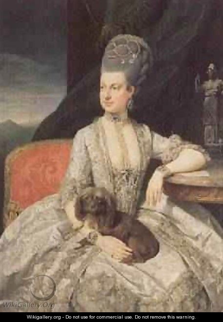 Archduchess Maria Christine Habsburg-Lothringen 1742-98 daughter of Empress Maria Theresa of Austria 1717-80 and Emperor Francis I of Austria - Archduchess of Austria Maria Christine