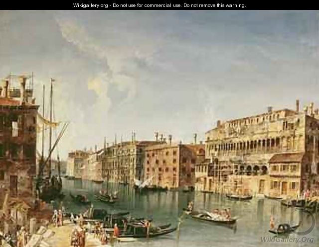 Venice Grand Canal and the Fondaco dei Turchi - Michele Marieschi