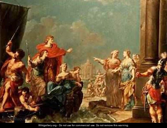 The Departure of Aeneas - Giuseppe (Il Sansons) Marchese