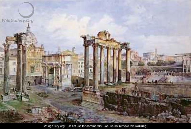 The Forum Rome 1878 - Vincenzo Marchi