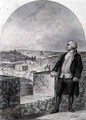 Honore Gabriel Riqueti Count of Mirabeau 1749-91 on the ramparts of Paris - (after) Marckl, Louis