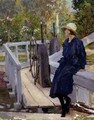 Girl by a Lock - William Henry Margetson