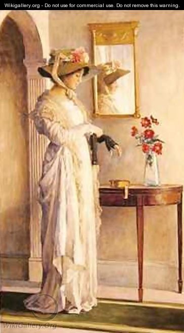 A Moments Reflection 1909 - William Henry Margetson