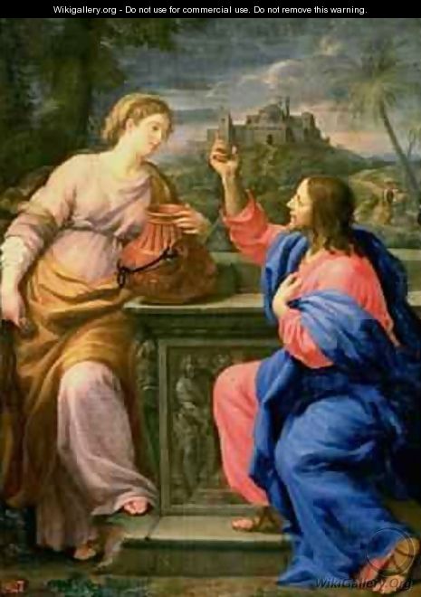 Christ and the Woman from Samaria - Carlo Maratta or Maratti