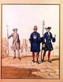Eighteenth Century Parisian Troops Watchman and Archers of the Town in Ceremonial Uniform - (after) Marbot, Alfred de