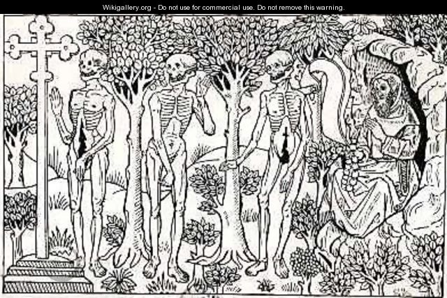 Illustration from the Danse Macabre - Guy Marchant
