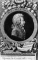 Memorial to Wolfgang Amadeus Mozart 1756-91 Austrian composer 1789 - Johann Georg Mansfeld