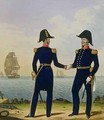 Captains plate 5 from Costume of the Royal Navy and Marines - L. and Eschauzier, St. Mansion