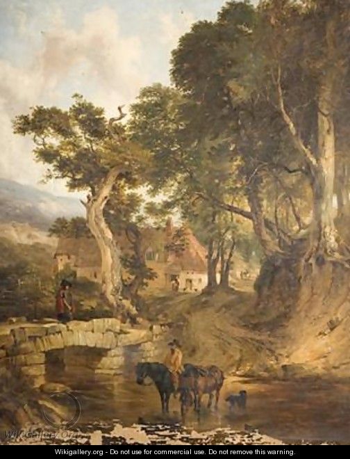 The Watering Place - Frederick Richard Lee