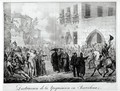 Destruction of the Inquisition in Barcelona - Hippolyte Lecomte