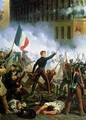 Battle in the Rue de Rohan 2 - Hippolyte Lecomte