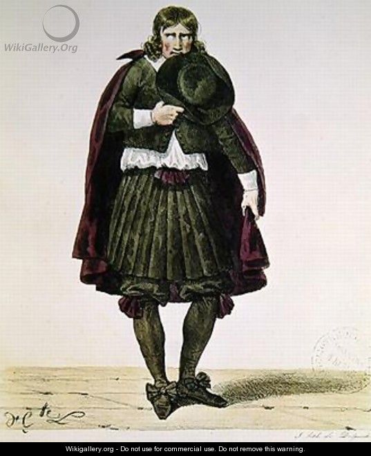 Ducroisy in the title role of Tartuffe in 1668 - Hippolyte Lecomte