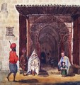 Entry of a mosque in Algiers - Theodore Leblanc