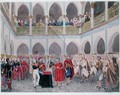 Investiture of the Bey of Algiers by Count Bertrand Clausel 1772-1842 - Theodore Leblanc