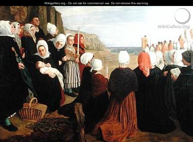 Blessing of the Sea - Alphonse Legros