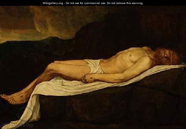 The Dead Christ - Alphonse Legros