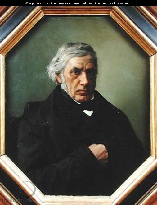 Portrait of Victor Cousin 1792-1867 - Henri (Karl Ernest Rudolf Heinrich Salem) Lehmann