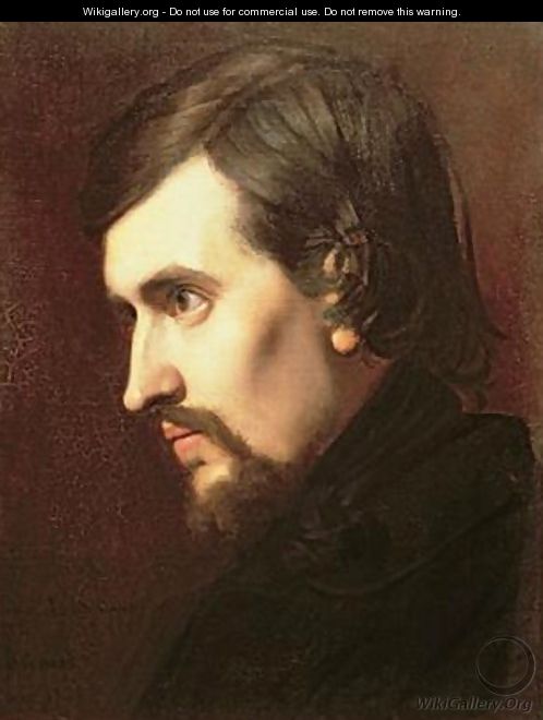 Portrait of Charles Francois Gounod - Henri (Karl Ernest Rudolf Heinrich Salem) Lehmann