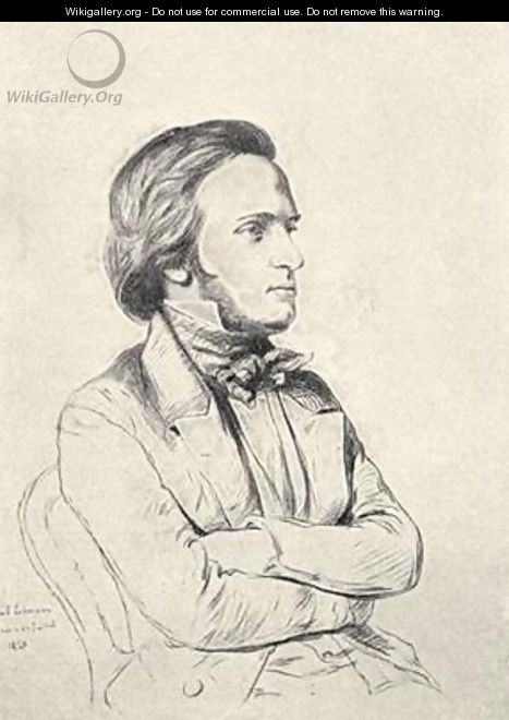 Wilhelm Richard Wagner - (after) Lehmann, Henri (Karl Ernest Rudolf)