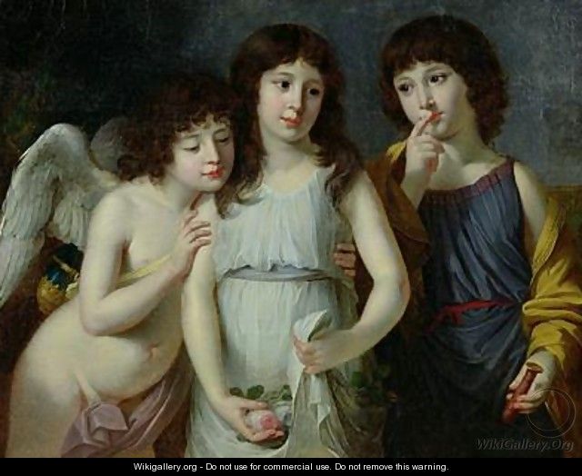 The Three Children of Monsieur Langlois - Robert-Jacques-Francois-Faust Lefevre