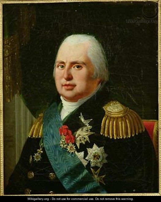 Louis XVIII 1755-1824 - Robert-Jacques-Francois-Faust Lefevre