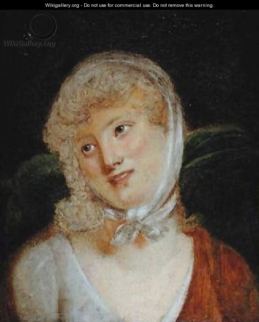 Portrait of Marie Laczinska 1786-1817 Countess Walewska - Robert-Jacques-Francois-Faust Lefevre