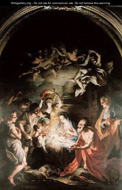 Nativity with St Jerome - Stefano Maria Legnani