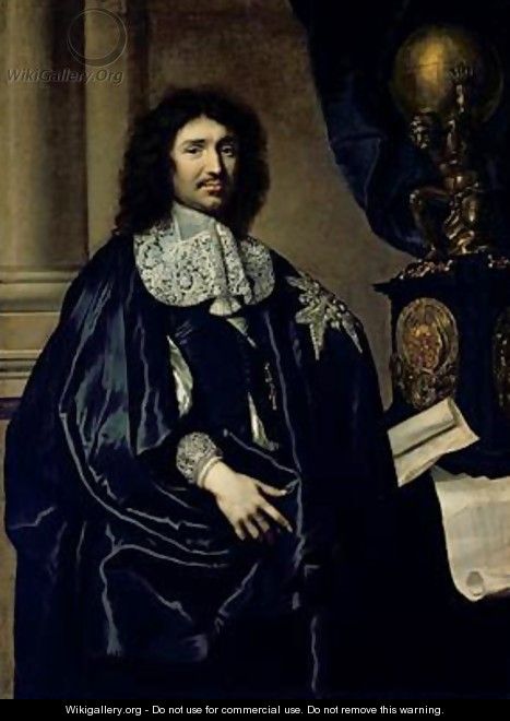 Portrait of Jean-Baptiste Colbert de Torcy 1619-83 - Claude Lefebvre