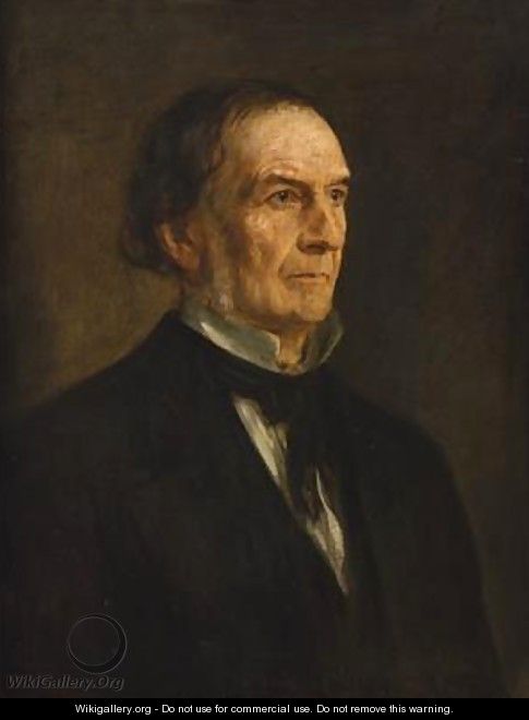 Portrait of William Ewart Gladstone - Franz von Lenbach