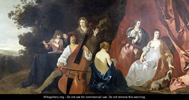 The Concert Lely and his Family - Sir Peter Lely
