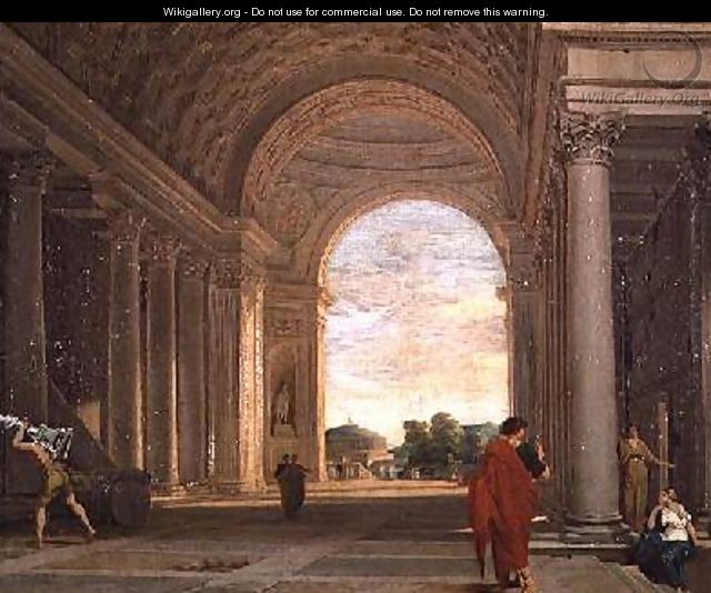 The Interior of a Church in Rome - Pierre (Lemaire-Poussin) Lemaire