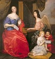 Francoise Louise 1644-1710 Duchess of La Valliere with her Children as Angels - Sir Peter Lely
