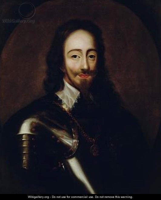 Portrait of Charles I in armour - Sir Peter Lely