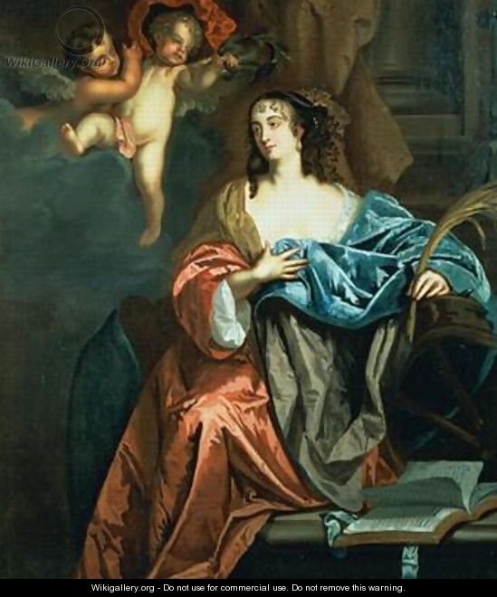 Eleanor Needham Lady Byron 1627-64 as St Catherine - Sir Peter Lely