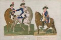 Army Commander and an Officer of the Mounted Police - Brothers Lesueur