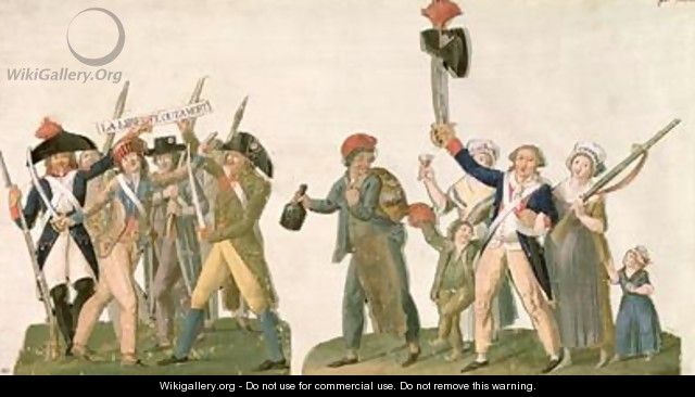 Cry of Liberty and the Departure for the Frontier - Brothers Lesueur