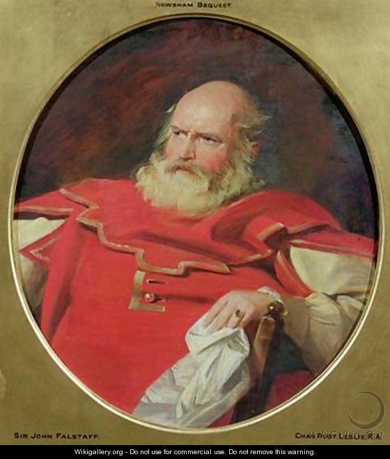 Sir John Falstaff - Charles Robert Leslie