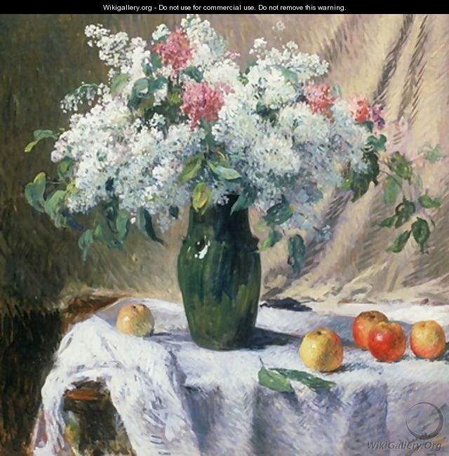 Vase of flowers - Henri Lerolle