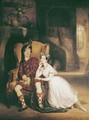 Marie 1804-84 and Paul Taglioni 1808-84 in the ballet La Sylphide - Francois Gabriel Guillaume Lepaulle