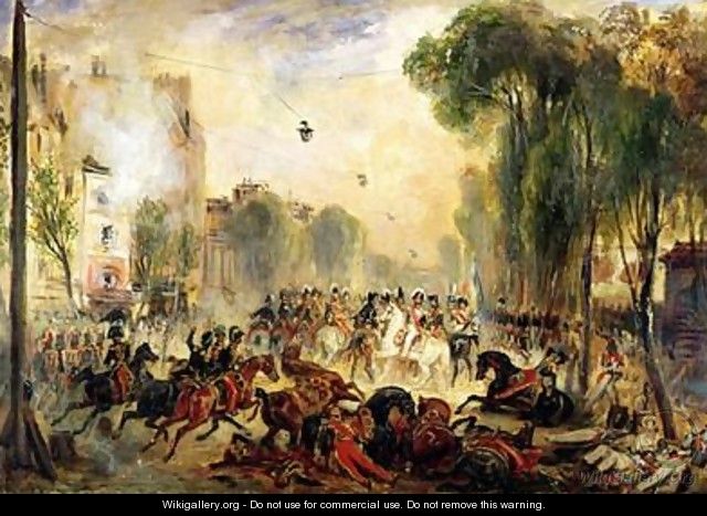 Assassination Attempt on King Louis-Philippe 1773-1850 - Francois Gabriel Guillaume Lepaulle