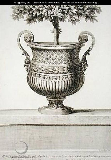 Bronze vase at Versailles - Jean Lepautre