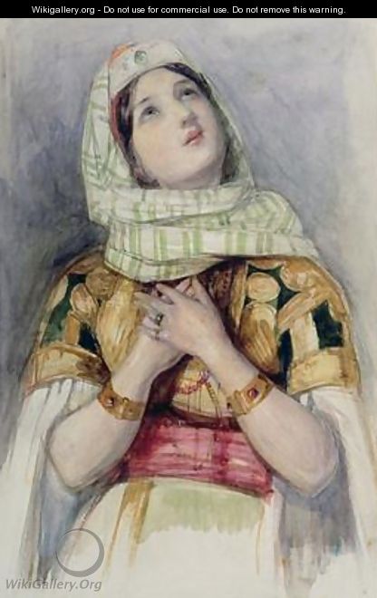 A Young Lady in Turkish Dress - John Frederick Lewis
